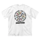 王子のアパレル SnprinceのSnp×9ine SneakersCircle ビッグシルエットTシャツ