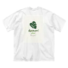 鹿児島西郷メダカのkoumori plant ビッグシルエットTシャツ