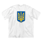 独立社PR,LLCのウクライナ応援 Save Ukraine 徹底抗戦 Big T-Shirt