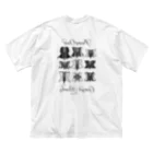 ピュアワン コルセット ワークスのカタログ柄（ブラックライン） Big T-Shirt