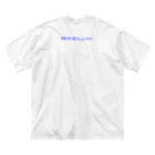 熊谷ゆ〜ほ_デザイングッズのRE:PRODUCTIONS LOGOs BLUE ビッグシルエットTシャツ