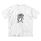 ゆりあんこのふてねこ ビッグシルエットTシャツ