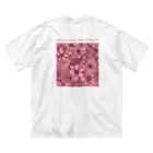 kazu_gのサクラ色の花園 ビッグシルエットTシャツ