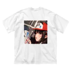 chanmeesのchip popちゃん ビッグシルエットTシャツ