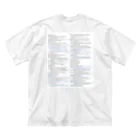 GreenCrane(グリーンクレーン出版)の[ENGLISH]輸出統計品目表(EXPORT STATISTICAL SCHEDULE) 2024 Box Big Logo ビッグロゴ T-Shirts Tシャツ 背面には英語の部•類の目次 Big T-Shirt