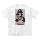 RYU_RYUのhip-hop レディース ビッグシルエットTシャツ