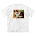 ハンドメイドSaoriのねこ♡寝子 Big T-Shirt