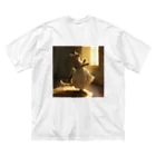 AQUAMETAVERSEの神々しい光を浴びる猫姫 アメジスト 2046 Big T-Shirt
