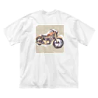 TILUのMotorcycle ビッグシルエットTシャツ