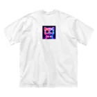 NeonSparkのネオンキャット Big T-Shirt