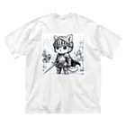 われらちきゅうかぞくのナイト キャッツ(Knight Cats) Big T-Shirt