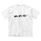 clumsyのwho are you? ビッグシルエットTシャツ