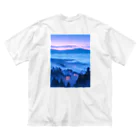 AQUAMETAVERSEの雲海とホテル街の灯　ラフルール　1859 ビッグシルエットTシャツ