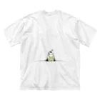 オモイツキ倉庫のあっため子ペンギン ビッグシルエットTシャツ