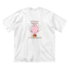 wakayamaのうさぎのたつ君２ ビッグシルエットTシャツ