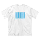 cyanosのバーコード（cyanos) ビッグシルエットTシャツ