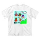 きのこの切磋たくわん ビッグシルエットTシャツ