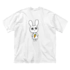 もこもこランドのうささ ビッグシルエットTシャツ