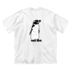 空とぶペンギン舎のガラパゴスペンギンA ビッグシルエットTシャツ