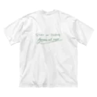 𝚂𝚑𝚎𝚕𝚝𝚎𝚛のいえにいたいTシャツ ビッグシルエットTシャツ