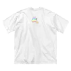 segasworksのUNCHIKUN(高貴なる輝き）散らし ビッグシルエットTシャツ