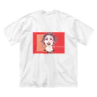 ぴんくのあやさんの女の子のことだからしょうがない！ ビッグシルエットTシャツ