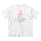 蒼のスイカ（バックプリント） ビッグシルエットTシャツ