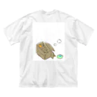 猫好きの外の存在に気づいてしまったねこ Big T-Shirt