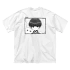 Hungryのたろう tシャツ ホワイト Big T-Shirt