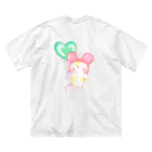 もんぞーのふわふわネズミのもんぞー ビッグシルエットTシャツ