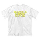 Bee Tokyoの＃HAVEAGOODLUCK Y ビッグシルエットTシャツ