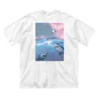 キムチのsummer🦈 ビッグシルエットTシャツ