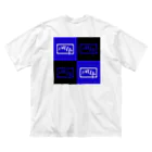 OMOIDE GALLERYのdrip_full ビッグシルエットTシャツ