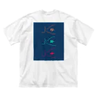 CHA_CHA_のFU-SU-HA-【MULTI】 ビッグシルエットTシャツ