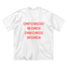 KazuusのEMPOWERD WOMEN EMPOWER WOMEN shirt ビッグシルエットTシャツ