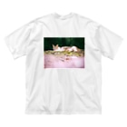 猫は人を詩人に変える Kudouのビッグシルエットtシャツ通販 Suzuri スズリ