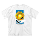 AGOAの夏の太陽 ビッグシルエットTシャツ