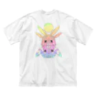 せきね まりのの(ウラ)レインボーうさぎ🐇🌈 Big T-Shirt