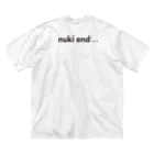 永遠の擬人法のnuki end ... black ビッグシルエットTシャツ