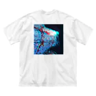 shienoのwave ビッグシルエットTシャツ