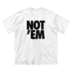 ガレージジャックのNOT‘EMロゴ/両面プリント ビッグシルエットTシャツ