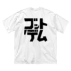 ガレージジャックのゴットデムロゴ/両面プリント ビッグシルエットTシャツ