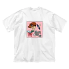 TAACHI illustrationのまちいがいさがし ビッグシルエットTシャツ