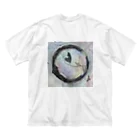 mokyumokyuのcircle art  ビッグシルエットTシャツ