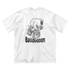 nidan-illustrationの"Ballooooon" #2 ビッグシルエットTシャツ