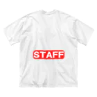 AAAstarsのSTAFF　ー両面ﾌﾟﾘﾝﾄ ビッグシルエットTシャツ