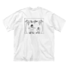 みーぬの愛犬と私4 ビッグシルエットTシャツ