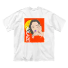 もりぐち🍃のABLAZE🔥(ネイビー) ビッグシルエットTシャツ