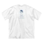 Azul オリジナルアイテムのグラデーションロゴBL Big T-Shirt