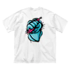 Riki Design (Okinwa Fishing style)のイカゲット!!!! _ビッグシルエットT Big T-Shirt